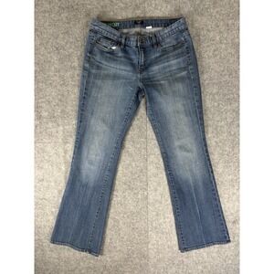 J. CREW Women's Size 31R Waist Mid Rise Bootcut Medium Rinse Stretch